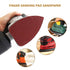 CNBTR Universal Oscillating Multitool Polishing Finger Sanding Pad Disc, Sandpaper Sheet Set