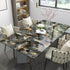 17.7''x100'' Slate Gold Glossy Marble Contact Paper for Countertops, Waterproof Peel and Stick Vinyl Wallpaper