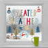Whaline 85 Pcs Winter Bulletin Board Decoration Kit, Xmas Tree, Snowmen, Snowflake Cutouts for Home School Office Decor