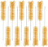 stonylab 10 Pack Tube Brushes, Bristle Test Tube Bottle Wash Cleaning Brushes, Size L with Radial Tufted End