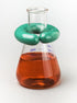 SP Bel-Art “C”-Shape Open 0.5lb Lead Ring Flask Weight, Vikem Vinyl Coating for 125-500ml Flasks
