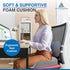Generic Extra-Dense Memory Foam Seat Cushion Ergonomic Design for Pain Relief, Posture Support & Pressure Reduction