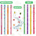 Leinuosen 60 Pcs Scented Inspirational H Pencils with Erasers, Colorful Fun Wood Pencils for School