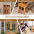 33'x 8", PATIKIL Self Adhesive Wood Grain Repair Tape Multi-Use Realistic Wood Grain Repair Patch for Furniture Floor