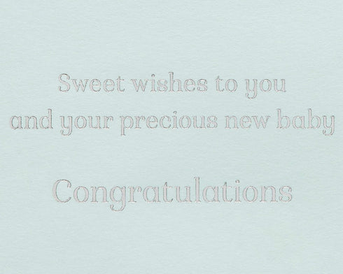 Papyrus New Baby Card, Sweet Wishes