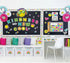 Carson Dellosa 219-Piece Kind Vibes Cutout Letters, 4" Colorful Upper and Lowercase Alphabet, Numbers, Punctuation for