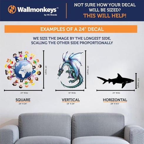 (36 24 WM357908 Wallmonkeys Crawling Hermit Crab Wall Decal Peel and Stick Graphic in W x in H)