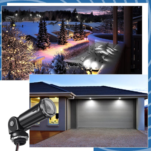 4-Pack 120v Riakrum Dusk to Dawn/Day Night Sensor Photoelectric Switch Waterproof Photocell Sensor for Outdoor Lighting