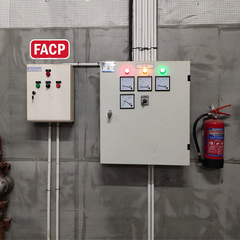 SmartSign FACP Sign (Fire Alarm Control Panel) 6" x 12" Reflective Aluminum, Made in USA