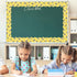 Whaline 32.8Ft Summer Bee Bulletin Board Border, Yellow Bee Honeycomb Die Cut Trim for Party Supplies