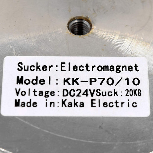 DC 24V 200N 44LB/20Kg Suction Holding Sucker, Round Electric Magnet Solenoid Lifting Cylinder
