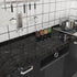 CRE8TIVE Black Marble Contact Paper for Countertops, Waterproof Peel and Stick Wallpaper 12"x80" for Cabinets