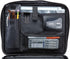 Case-It 2 Inch 3 D-Ring Zipper Binder with Padded Laptop Case, Shoulder Strap, LT-117, Black