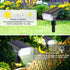 IP65 40 On/Off,3 2 Pack LEREKAM Solar Spot Lights, Waterproof LEDs Landscape Spotlights,USB & Solar Powered Wall Lights