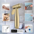 Stainless Steel Bidet Sprayer for Toilet, Gold Finish with Jet and Soft Spray Modes, Handheld Sprayer for Cloth Diaper