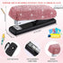 Bling Crystal Stapler Gift Sparkly Diamond Stapler for Desk Handmade Clay Rhinestone Machine Cute Stapler Pretty Office Stationery Kit Stylish Accessory for Girl Women Lady Christmas (Pink)