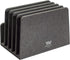 MobileVision Executive Dark Gray Desktop File Folder Organizer with 5 Slot Dividers and Paper Tray
