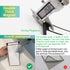 Magnetic Whiteboard for Fridge 3 Pcs 4.5"x10" Magnetic Dry Erase Board for Refrigerator Magnet to Do List White Board for Fridge Weekly Menu Board for Kitchen Meal Planner 5 Ultra Fine Tip Markers by SINGFUM