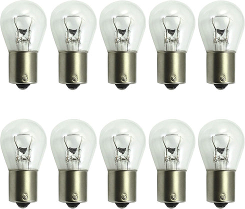 Diximus Pack of 10 Bulbs 1141 S8 - Low Voltage Landscape Light Bulbs 12V 18W