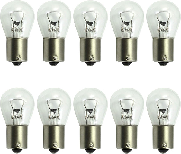 Diximus Pack of 10 Bulbs 1141 S8 - Low Voltage Landscape Light Bulbs 12V 18W