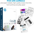 HP Papers 8.5 11 20 lb, 1 500 92 200230R , x Paper, Copy Ream - Sheets, Bright, FSC Certified