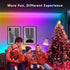 16.4 DAYBETTER Smart IC LED Strip Lights, BGRIC LED Lights for Bedroom, DIY Multiple Colors on One Line, App Control