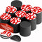 Peel-&-Stick Flexible Adhesive Magnets - 45 (0.8"x0.08") Magnetic Dots for Office Supplies,