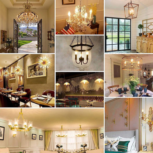 DXMKOP Bulb, CA10 60W E12 Bulbs 120V Dimmable(6PACK) Candelabra Flame Tip Frosted,Frosted Flame Tip Chandelier Light