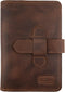 Rustic Cover for Field Notes, 3.5 x 5.5 in. Notebook not Included, Full Grain Leather, Handmade, Bourbon Brown