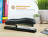 Bostitch Office Ergonomic Desktop Stapler, 20 Sheet Capacity, Black, 2-Pack