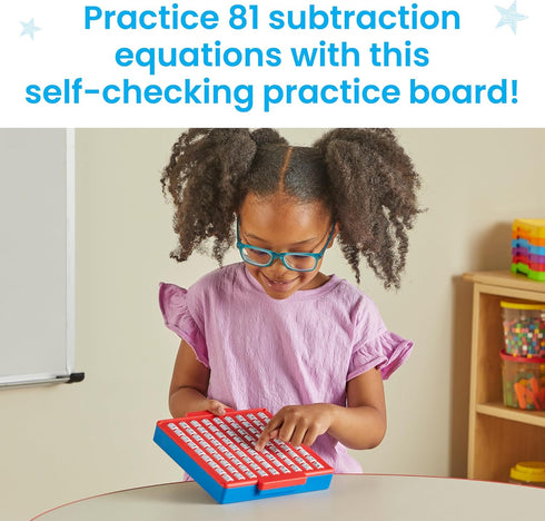 hand2mind Subtraction Practice Board, Math Facts Games, Number Games, Math Manipulatives Kindergarten, Educational