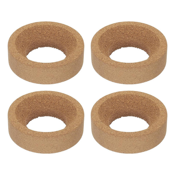 uxcell Lab Flask Support Cork Stand, 110mm Diameter Round Bottom Holder for 250ml-2000ml Flasks, 4Pcs