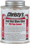 Christy's Red Hot Blue Glue PVC Cement - Medium Body, Very Fast Set, Low-VOC, 1/2 Pint