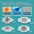 Waterproof Wire Connectors, Quick Inserted IP68 Moisture Guard for 0.5mm - 4mm Hard Wire Applications