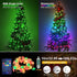 FONTU 32.8FT, 16 8 Smart LED Hexagon String Lights APP & Remote Control RGB Color Changing Lights with Million Colors