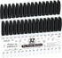 Shuttle Art 32 Pack Dry Erase Markers, Fine Tip Black Whiteboard Markers for Kids, Perfect for Writing