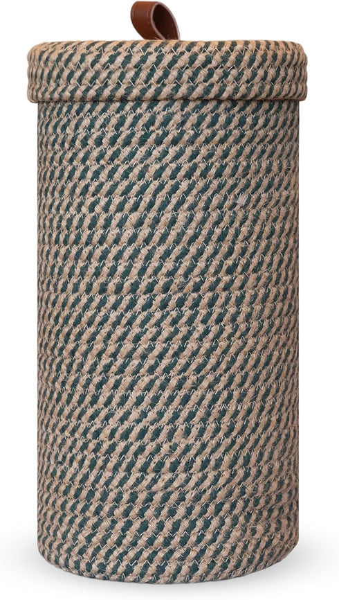 Handmade Cotton & Jute Toilet Paper Holder Woven Toilet Paper Stand &