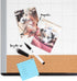U Brands 3-in-1 Magnetic Dry Erase Calendar Board, 16" x 20" with Black and Gray Frame, Magnet and Marker Included