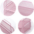 Easepres 2 Tier Stackable Desktop Document Tray Organizer - The Mesh Collection, Pink