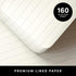 PAPERAGE Lined Pocket Journal Notebook, 2 Pack, Black, 160 Pages, Small 3.6 x 5.6 inches, Hardcover