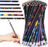 Geyee 36 Pcs Space Pencils for Kids, Assorted Shark Novelty Wood Pencils with Erasers