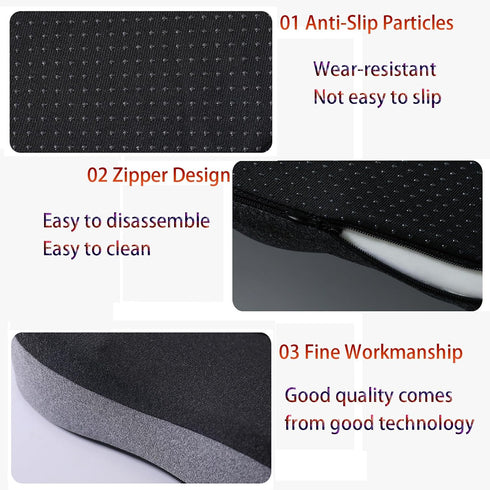 Aeveot Coccyx Cushion Pressure Relief Cushion Office Chair Cushion,Memory Foam Coccyx Pain Relief Cushion for Back