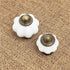 Yingluno 10pcs Screw(22mm Pull Knob Retro Style Cabinet Bedside Cupboard Door Pull Handle Pumpkin Knobs for Dressers