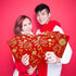 Zhanmai 30 Set 6.69 Inch 3.54 Inch 5 Pcs Vietnamese New Year Red Lucky Money Envelope x Various Designs New Year