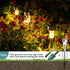 16 Pack GIGALUMI Solar Path Lights Outdoor,Solar Lights Outdoor Waterproof,Stainless Steel LED Landscape Lighting,Solar