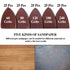 130Pcs Oscillating Tool Detail Sanding Pads Kit, 5Pcs Finger Pads, 125Pcs Sandpaper for Wood and Plaster