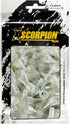 CC1614 Closed End Crimp Cap Gauge Wire Connector Terminal, 100/Bag, Clear