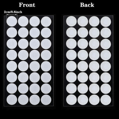 Zonon 64 Pcs Synthetic Filter Paper Stickers, 0.3 Um Filter Disc for Mushroom Cultivation with 100 Rubber Stopper