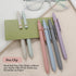 FIOVER Gel Pens, 6pcs 0.5mm Fine Point Black Ink Pens, Smooth Writing for Journaling, Aesthetic Cute Pens, School