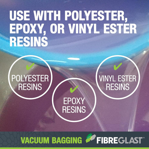 Fibre Glast Low Temp Release Film, 3 Yards – Elite Lab Vacuum Bagging Supplies for Degassing Chambers & Vac Purge Kits,
